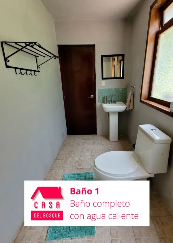 Baño completo con agua caliente